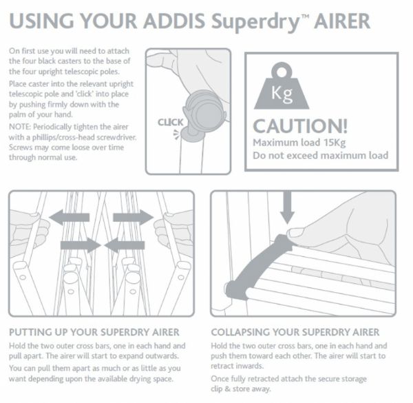 Deluxe Superdry airer