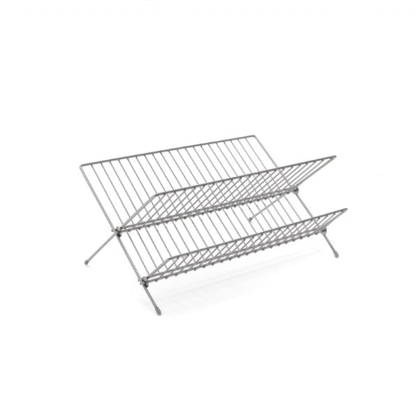 Cross draining rack