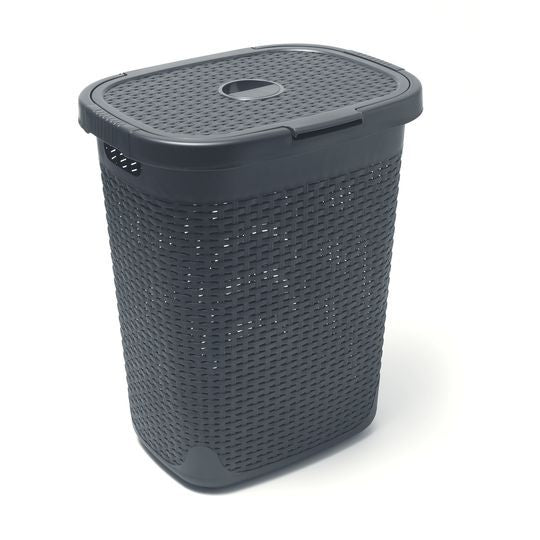 50L Rattan Effect Hamper