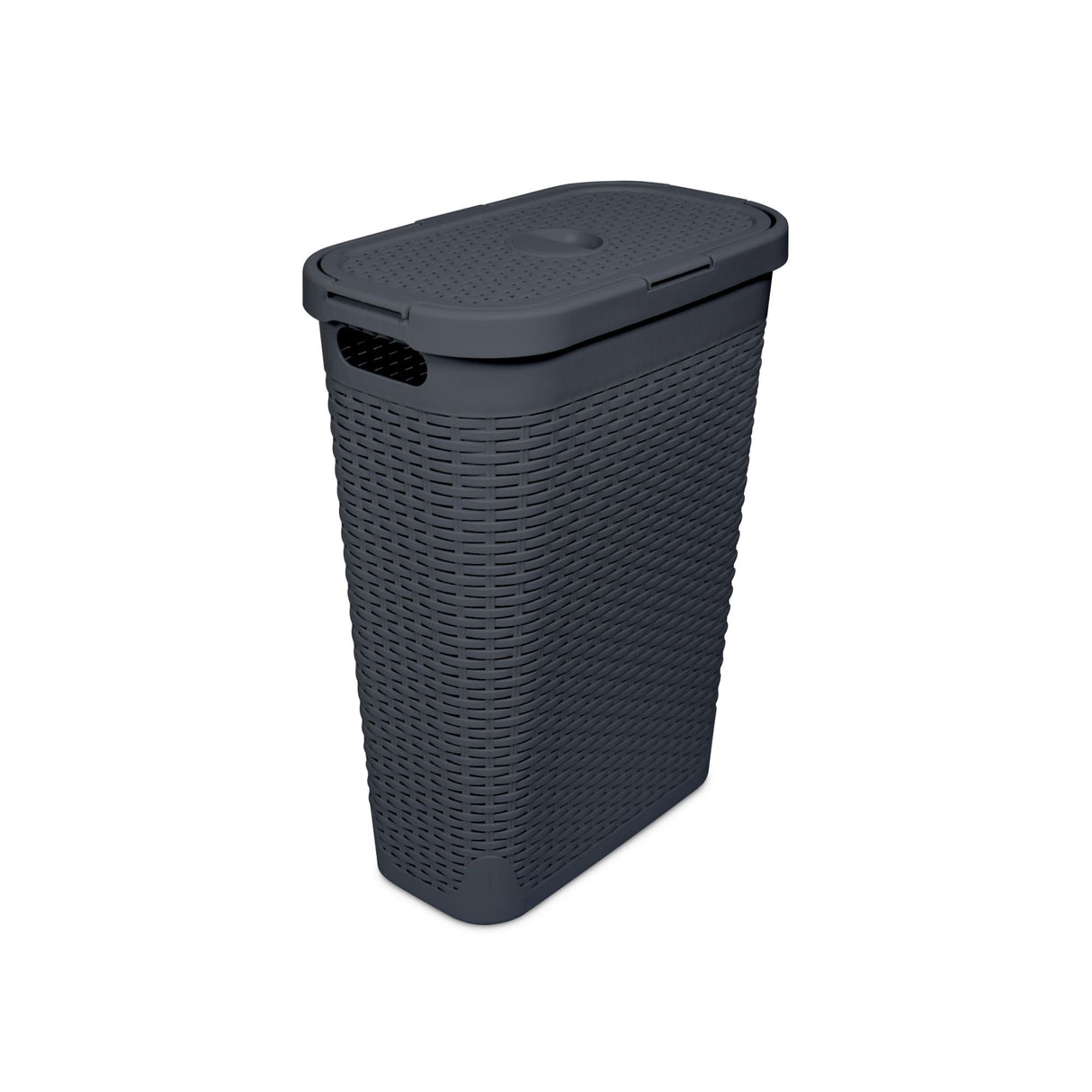 40L Rattan Effect Slim Hamper