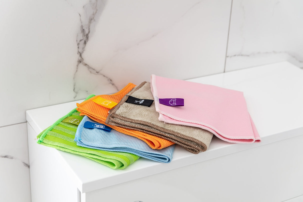 Premium Microfibre Cloths with ID Tags