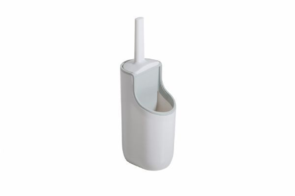 Mode toilet brush with storage station