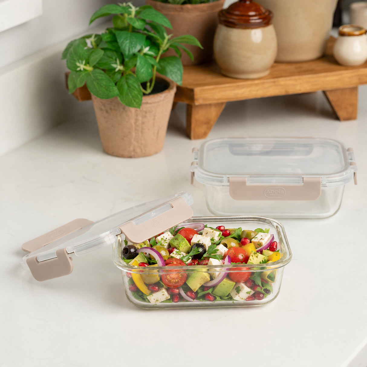Clip Tight Glass - 630ml. 2pk