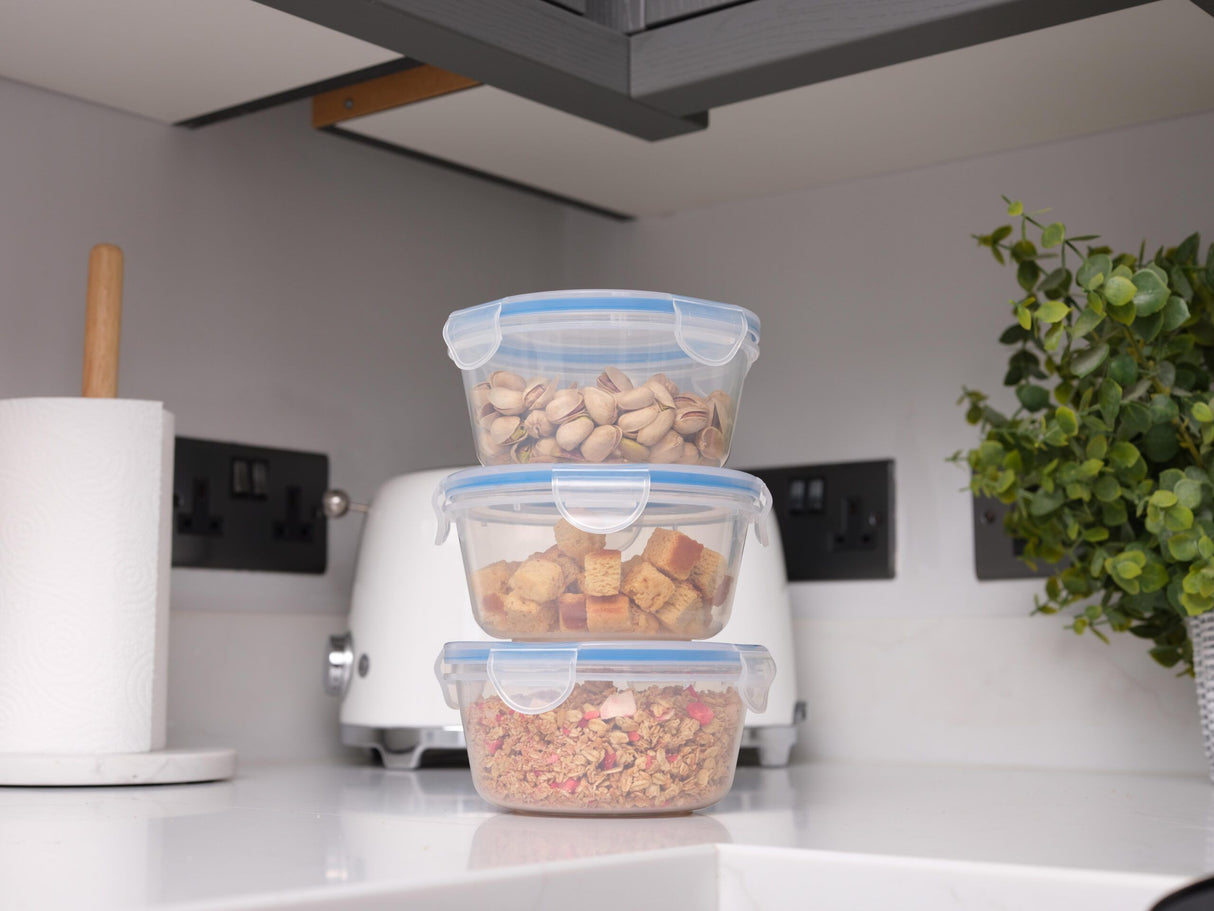 Clip Tight - 700ml Round 3 Pack