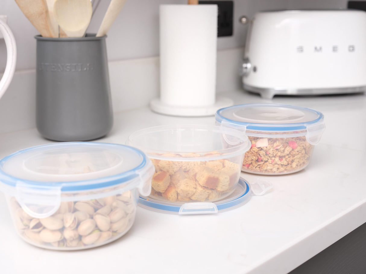 Clip Tight - 700ml Round 3 Pack