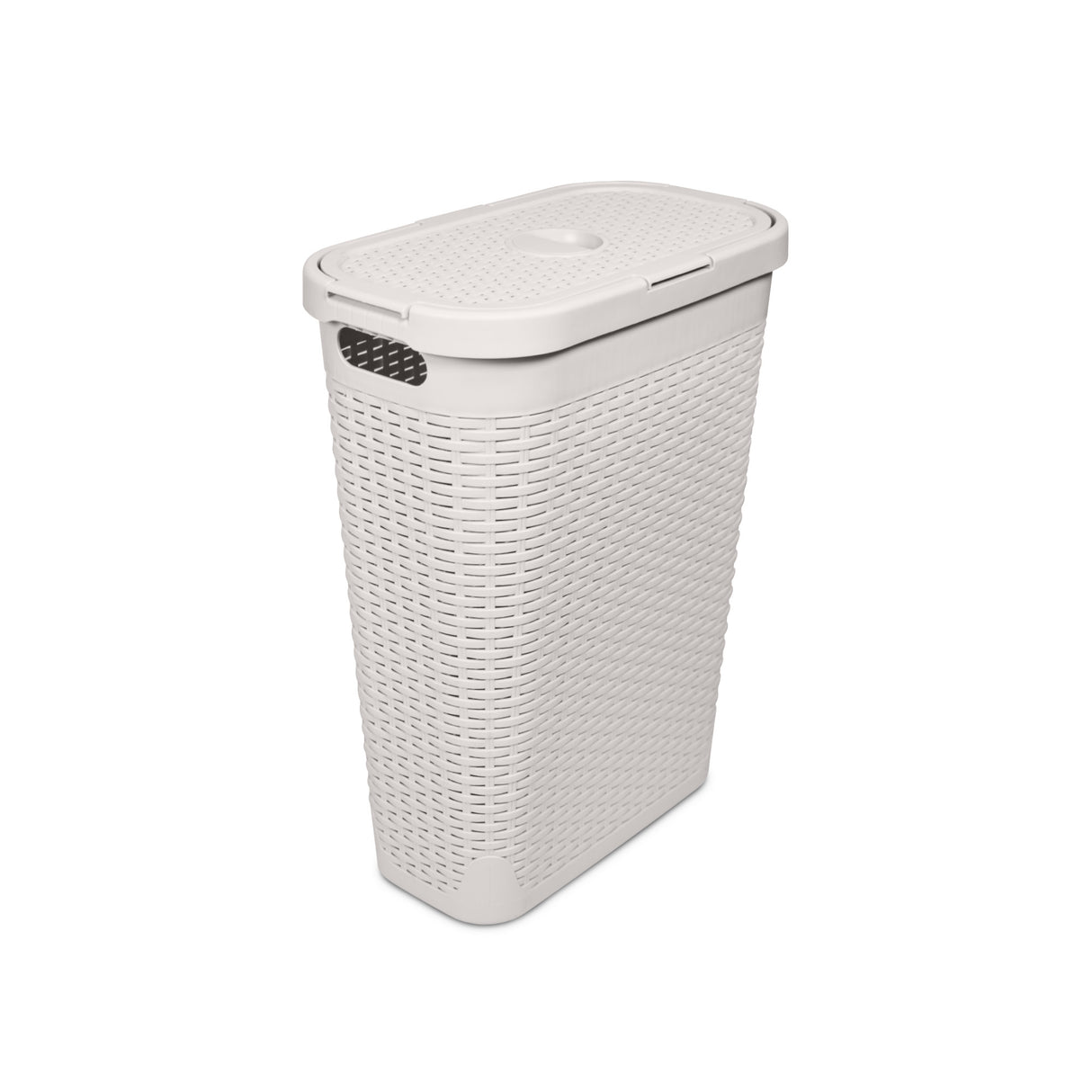 40L Rattan Effect Slim Hamper