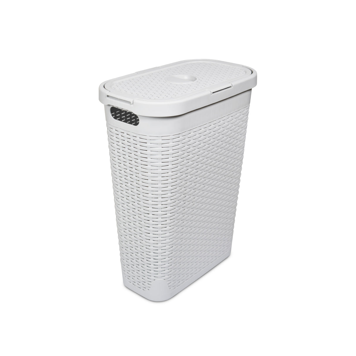 40L Rattan Effect Slim Hamper