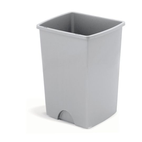 A grey rectangular 25L bin base