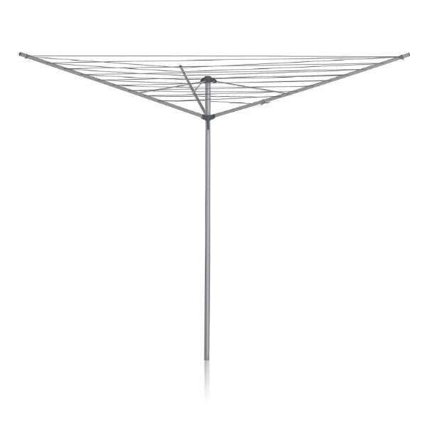 A three-arm rotary airer with a metal pole and 35M drying space