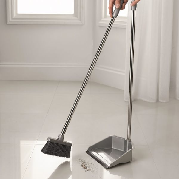 Long handle dustpan