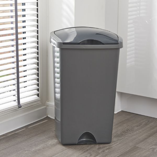 50L lift up lid bin