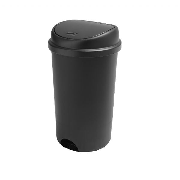 50L Press top plastic bin