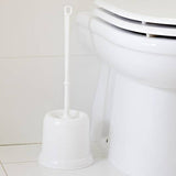 Round toilet brush