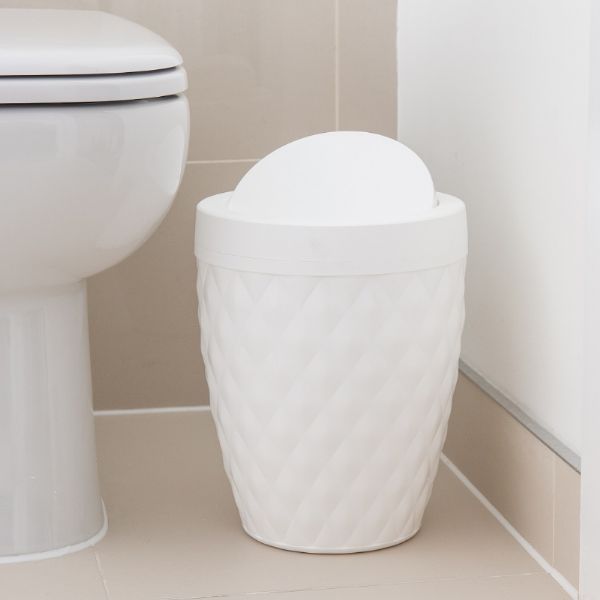 Diamond Collection Bathroom Bin