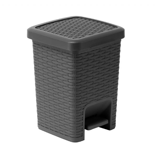 Rattan Effect Pedal Bin