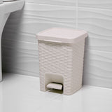 Rattan Effect Pedal Bin