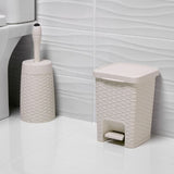 Rattan Effect Pedal Bin