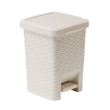 Rattan Effect Pedal Bin