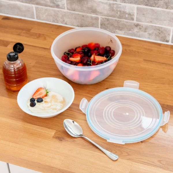 Clip & Close Set of 3 Salad Bowls