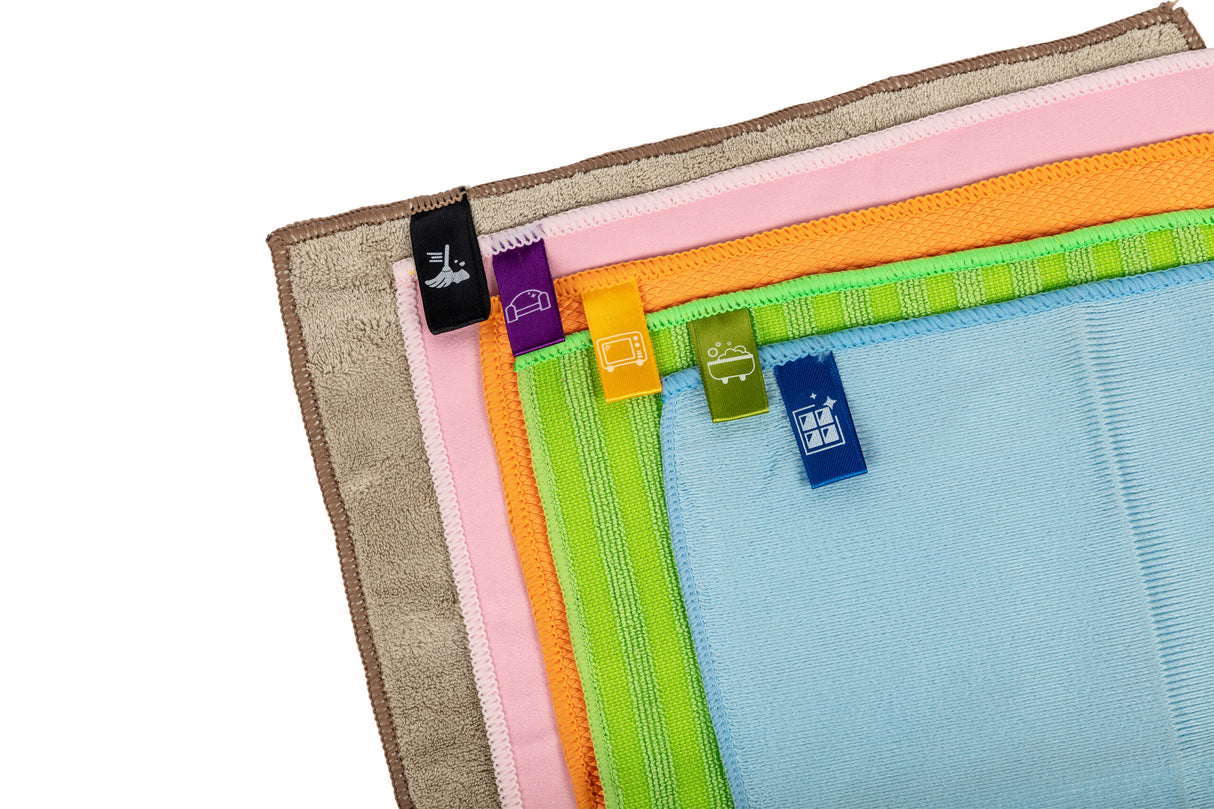 Premium Microfibre Cloths with ID Tags
