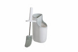 Mode toilet brush with storage station