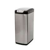 30L touch top stainless steel bin