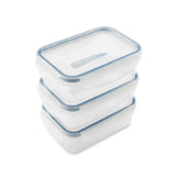 Clip Tight - 0.24L Rectangular 3 Pack
