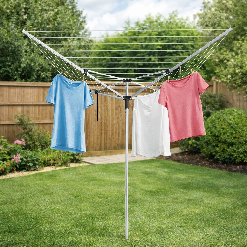 4 Arm 50m Aluminium Rotary Airer