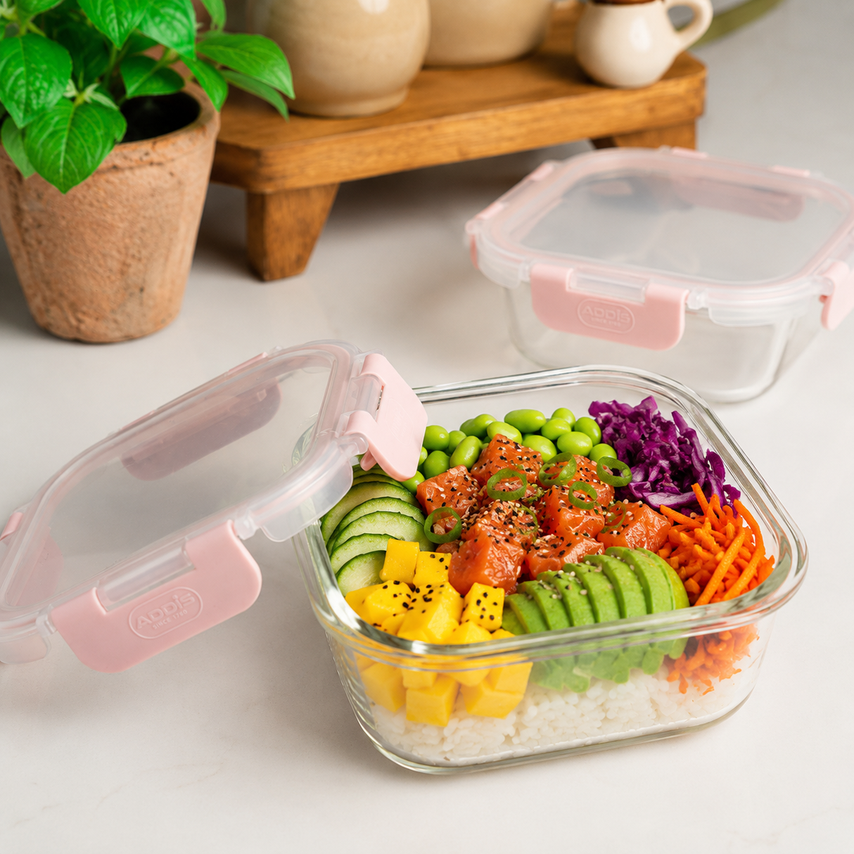 Clip Tight Glass - 530ml. 2pk