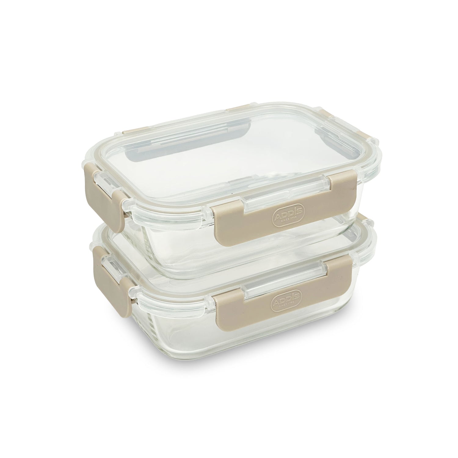 Clip Tight Glass - 630ml. 2pk