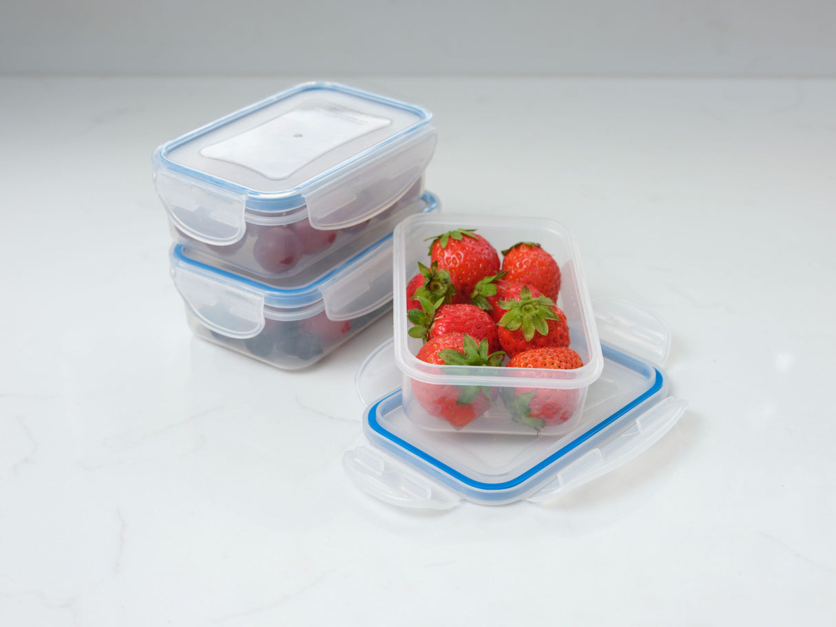 Clip Tight - 0.24L Rectangular 3 Pack