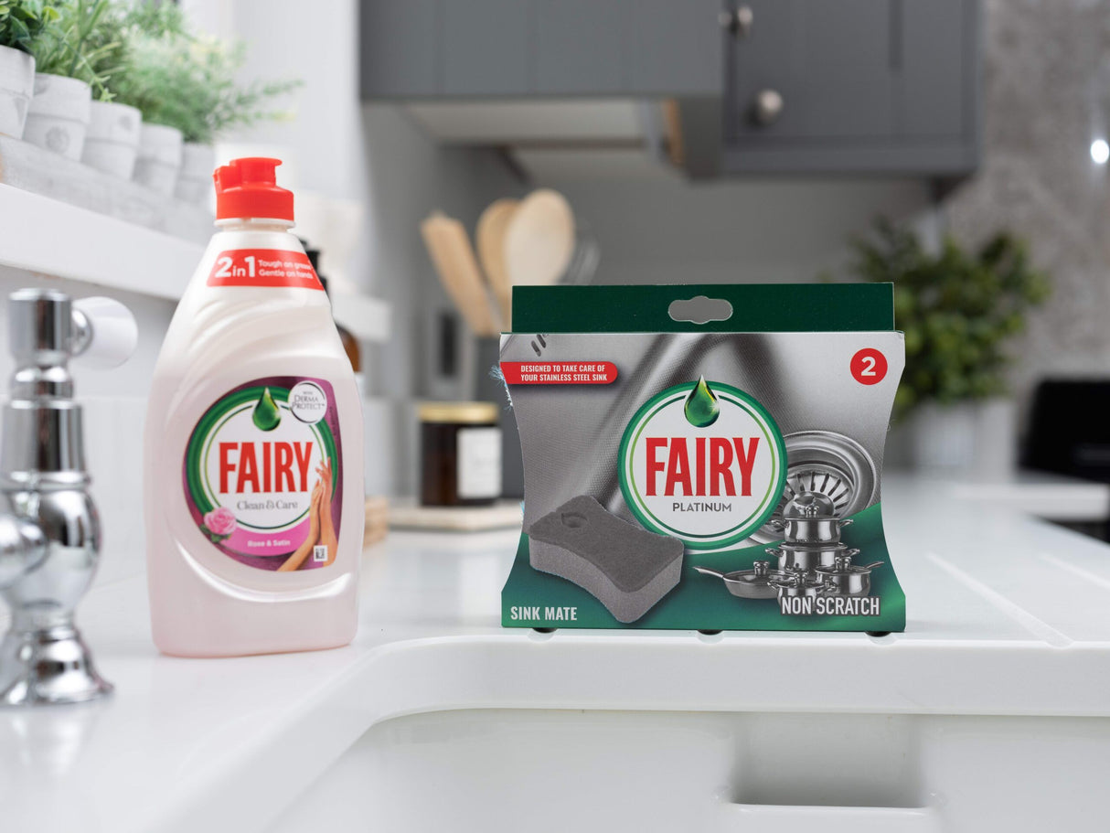 Fairy Platinum Sink Mate 2pk