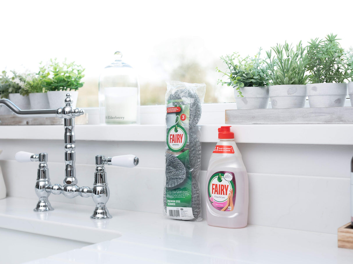 Fairy Steel Scourer 3pk