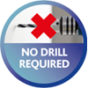 No Drilling Required