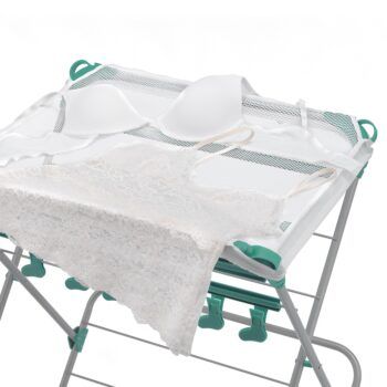 514445 3 Tier Airer Metallic & Aqua Web 3