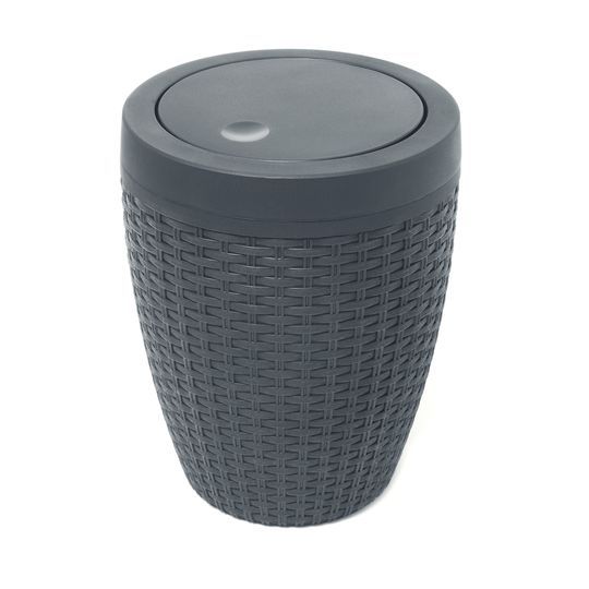 Addis Rattan effect bathroom bin (517488, 515799, 518367)