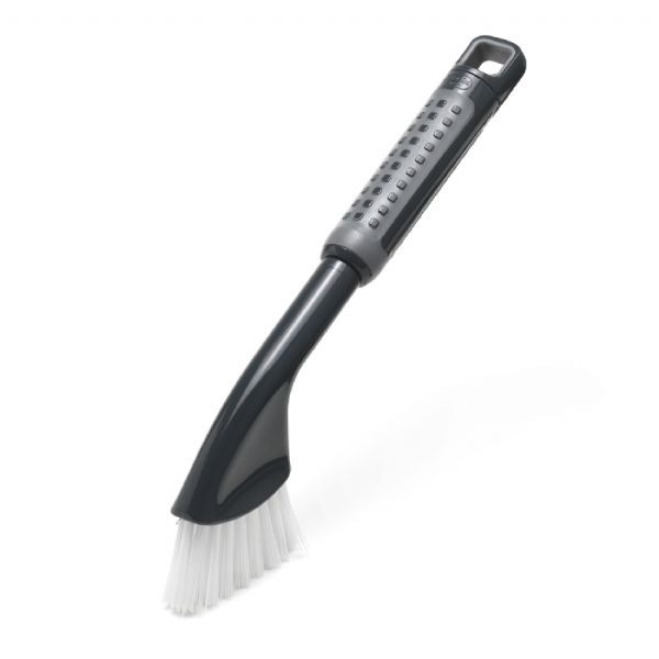 Shower Track And Grout Heavy Duty Scrub Brush w/ Comfort Grip & Stiff  Bristles