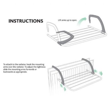 Addis 6 Bar Radiator Airer 3m 518042