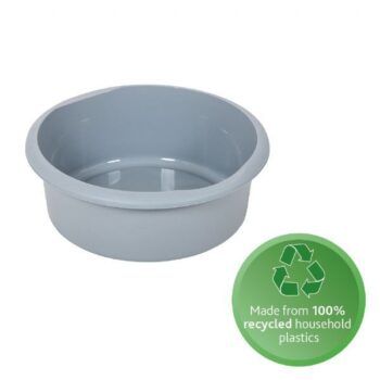 Eco Made From 100 Recycled Plastic Large Rectangular Washing Up Bowl 9.5 Litre L 