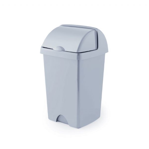Addis 100% Recycled Plastic Light Grey 40Lt Waste Recycle Bin 