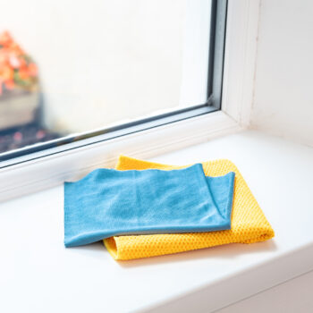 518664 - Cloths - Blue & Yellow (Part of 2pcs Window Set)