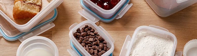 Addis Clip & Close Air and Liquid Tight Small Round Food Container 240ml