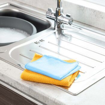 MicroFibre Cloths KitchenKit x2 HeroShot Lifestyle